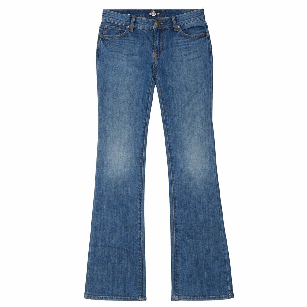 NWT LOFT Curvy Boot Mid Rise Boot Cut Jeans Size 2